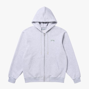 HATTRICK GOAL FULL ZIP-UP HOODIE-MELANGE GREY