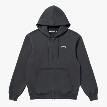 HATTRICK GOAL FULL ZIP-UP HOODIE-CHARCOAL