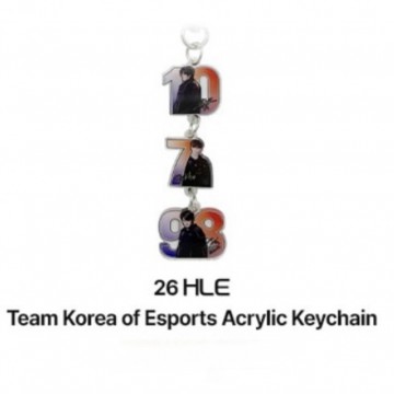 [HLE] 26 HLE Team Korea of Esports Acrylic Keychain