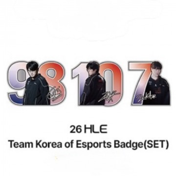 [HLE] 26 HLE Team Korea of Esports Badge(SET)