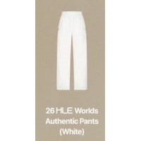 [HLE] 26 HLE Worlds Authentic Pants (White)