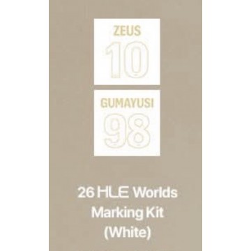 [HLE] 26 HLE Worlds Marking Kit (White)