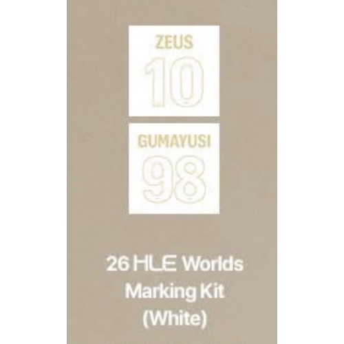 [HLE] 26 HLE Worlds Marking Kit (White)