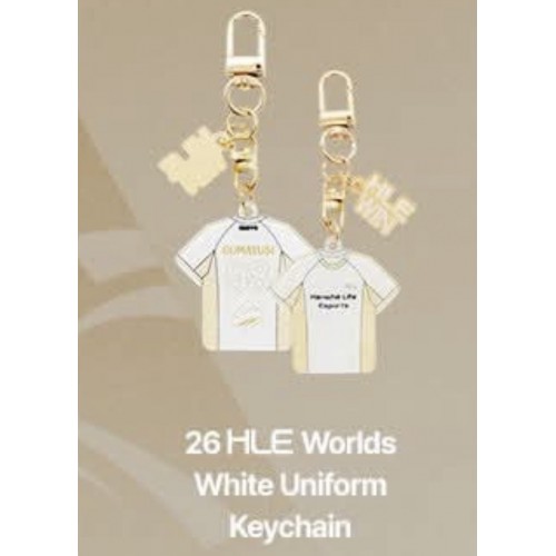 [HLE] 26 HLE Worlds White Uniform Keychain
