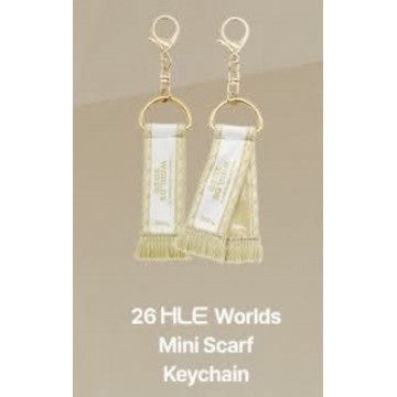 [HLE] 26 HLE Worlds Mini Scarf Keychain