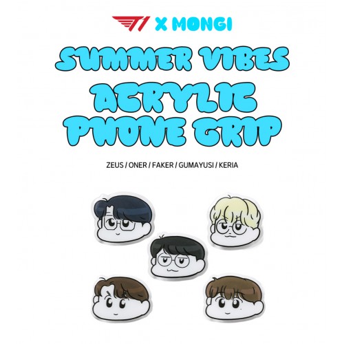 [T1 X Mongi] Summer Vibes Acrylic Phone Grip