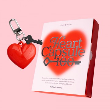[NPS] NFC TagMe Heart Capsure 100  鑰匙扣 <一對>