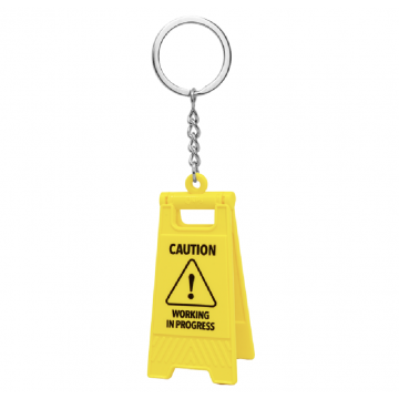 [NPS] 注意！工作中安全示牌鎖匙扣