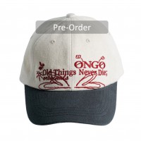 Pre-order [FLOWER] KNOT CAP_CHARCOAL 