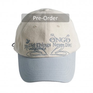 Pre-order [FLOWER] KNOT CAP_ASHBLUE 