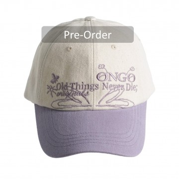 Pre-order [FLOWER] KNOT CAP_PURPLE 
