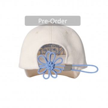 Pre-order [FLOWER] KNOT CAP - SKY 