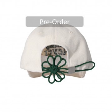 Pre-order [FLOWER] KNOT CAP - GREEN 