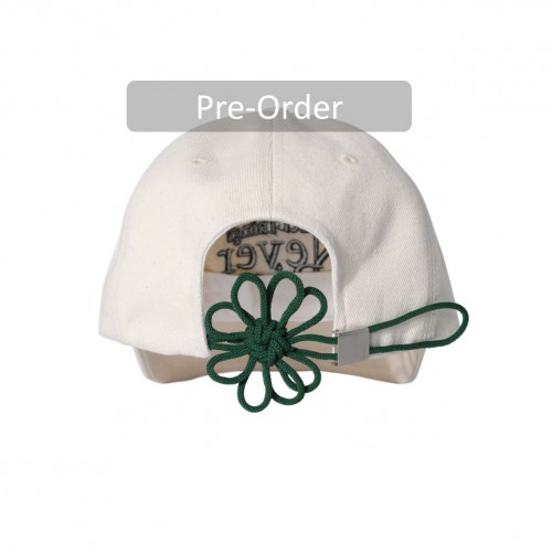 Pre-order [FLOWER] KNOT CAP - GREEN 
