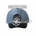 Pre-order [CORDUROY FLOWER] KNOT CAP - ASH BLUE 