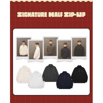[E14] Signature Half Zip-Up