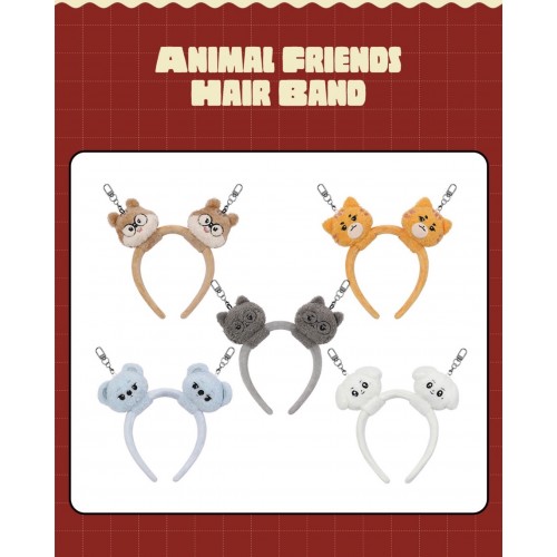 [E9] Animal Friends Hair Band