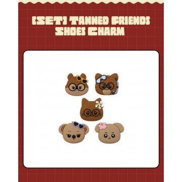 [E6] [SET] Tanned Friends Shoes Charm