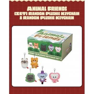 [E11] Animal Friends Random Plushie Keychain