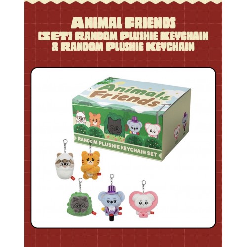 [E11] Animal Friends Random Plushie Keychain