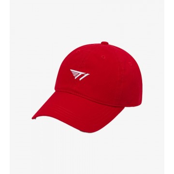 [Renewal Ver.] T1 Logo Ball Cap - Red