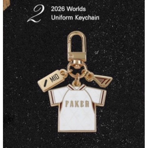 [Pre-Order] 2026 Worlds Uniform Keychain (需補款）