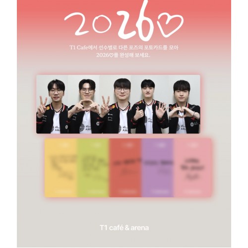 [LoL] 2026 T1 Cafe photocard