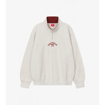 Together Half Zip-Up - Oatmeal