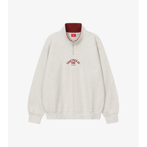 Together Half Zip-Up - Oatmeal