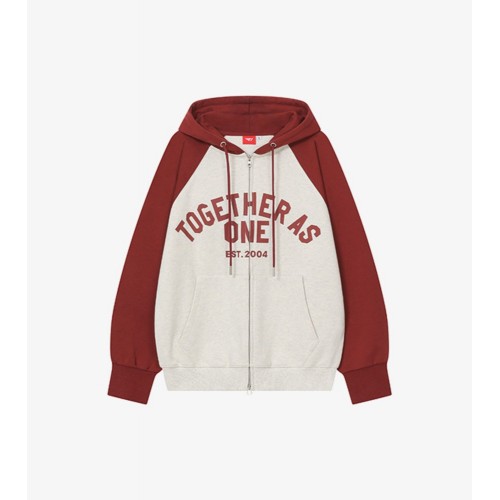 Together Zip-Up Hoodie - Oatmeal