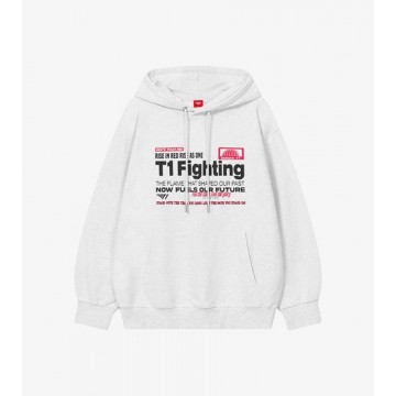 T1 Fighting Hoodie - Grey