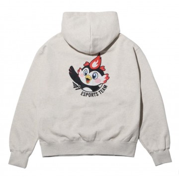 [Pre-Order] BDNS x T1 Ati Zip-up Hoodie Oatmeal