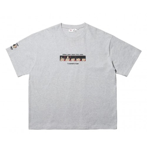 [Pre-Order]   BDNS x T1 Player T-Shirts White Grey