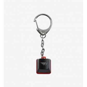 T1 Logo LED Keycap Keychain