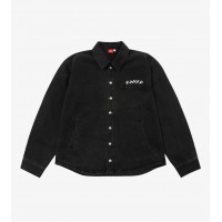 Faker Denim Shirt Jacket- Black