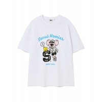 [SSS] 키키&알라킴 프렌즈 반팔 티셔츠 화이트