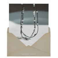 <Keria 同款> 10 月) 부드러운 용기, double line bracelet 