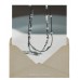 <Keria 同款> 10 月) 부드러운 용기, double line bracelet 