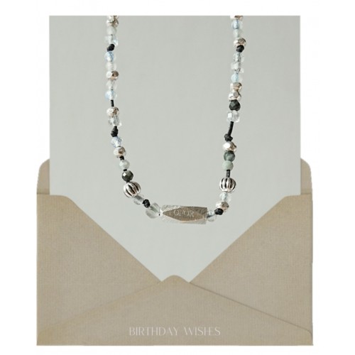 10月) 부드러운 용기, line bracelet