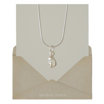 10月) 부드러운 용기, silver necklace