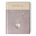 Love is all, silver necklace