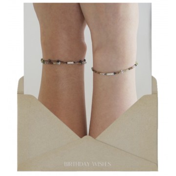 8月) 널 나무해, couple line bracelets