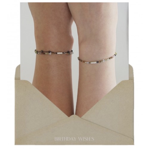 8月) 널 나무해, couple line bracelets