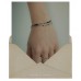 6月) 다정한 바다, double line bracelet