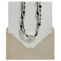 11月) 긍정의 힘,double line bracelet