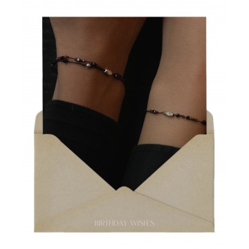 1月) 변하지 않는 건, couple line bracelets (一套 2條)